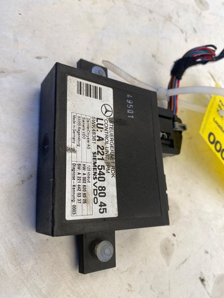2007 MERCEDES BENZ S550 Tire Pressure Monitoring System TPMS P/N 2215408045