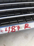 2007 - 2009 MERCEDES BENZ S550 Front Bumper Lower Grille Chrome Passenger Side