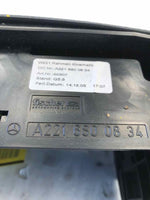 2007 MERCEDES BENZ S550 Dashboard Console CD Player Panel Cover P/N 2216800834