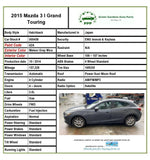 2014-2016 MAZDA 3 Electric Steering Column w/ Navigation Microphone JJ501-000533