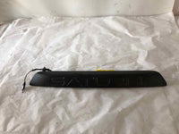 2002 SATURN VUE Rear Hatch Lift Gate License Plate Light Trim Molding Black