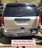 2002 SATURN VUE Rear Hatch Lift Gate License Plate Light Trim Molding Black