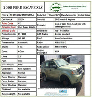 2008 FORD ESCAPE Scissor Jack Lift Spare Tire Tool