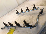 2006 MERCEDES CLS 5.0L 8 Cylinder Fuel Injection Rail with Injector Assembly OEM