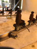 2006 MERCEDES CLS 5.0L 8 Cylinder Fuel Injection Rail with Injector Assembly OEM
