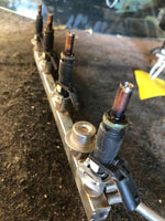 2007 MERCEDES S-CLASS 5.5L 8 Cylinder Fuel Injection Rail with Injector Assembly