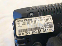 2007-2009 MERCEDES S-CLASS Front Dash Information Display Screen PIN A2218205989