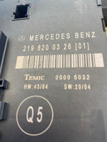 2006 - 2008 MERCEDES BENZ CLS500 Rear Door Module Passenger Side P/N 2198200326