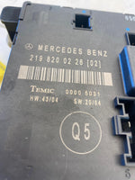 2006 - 2008 MERCEDES BENZ CLS500 Rear Door Module Left Driver Side ID 2198200226