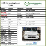 2005 CHEVROLET UPLANDER 3.5L 6 Cylinder Front Sensor For Oxygen Upstream OEM