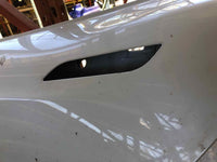 2015 TESLA S 4 Door Rear Back Door Shell Paint Code PPSW White Left Driver Side
