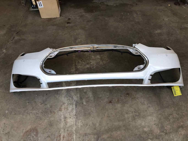 2015 TESLA S Front Bumper Cover Paint Code PPSW Pearl White OEM
