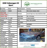 2009 - 2017 VW CC Front Door Shell Panel Exterior Right RH Sedan Paint Code: C7Z