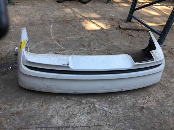 2006 - 2008 BMW 750 SERIES Sedan Rear Bumper Cover White w/ Park Assist OEM