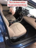 2015 HYUNDAI ELANTRA Front Dash Upper Cluster Visor Cover Trim Black OEM