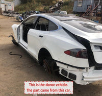 2015 TESLA Model S Hatchback Rear Door Glass Window 4-doors Right Passenger Side