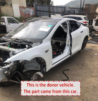 2015 TESLA Model S Hatchback Rear Door Glass Window 4-doors Right Passenger Side