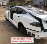 2015 TESLA Model S Hatchback Rear Door Glass Window 4-doors Left Driver Side LH