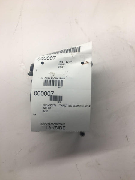 2008 - 2013 INFINITI G37 Throttle Body Valve Assembly 3.7L 40K Miles