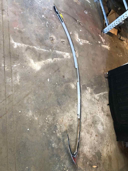 2015 TESLA Model S Hatchback Overhead Body Chrome Moulding Left Driver Side LH