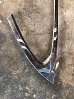 2015 TESLA Model S Hatchback Overhead Body Chrome Moulding Left Driver Side LH