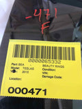 2015 TESLA Model S Hatchback Front Overhead Sunroof Roof Glass Panoramic View