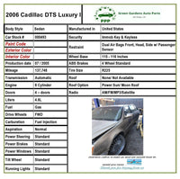 2006 CADILLAC DTS Steering Column Lower and Upper Column Trim Surround Cover