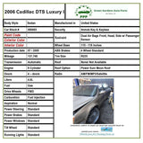 2006 CADILLAC DTS Steering Column Lower and Upper Column Trim Surround Cover