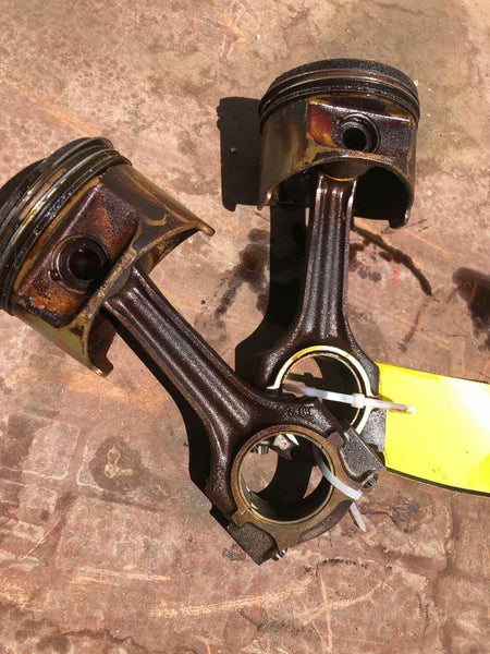 1995 MERCEDES BENZ S500 5.0L 2 Pieces Engine Piston w/ Connecting Rod Assembly