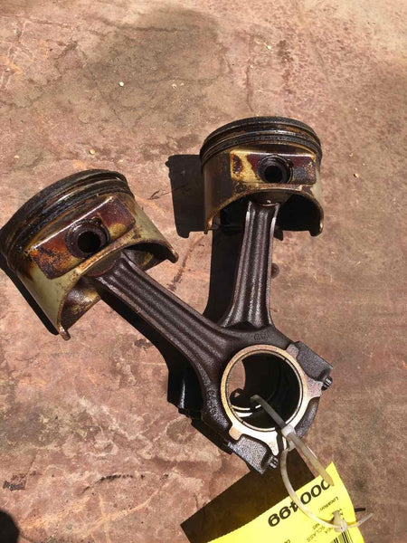 1995 MERCEDES BENZ S500 5.0L 2 Pieces Engine Piston w/ Connecting Rod Assembly