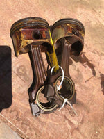1995 MERCEDES BENZ S500 5.0L 2 Pieces Engine Piston w/ Connecting Rod Assembly