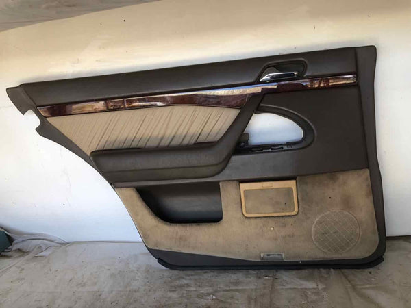 1995 MERCEDES S-CLASS S500 Rear Door Trim Panel Assembly Left Driver Side LH
