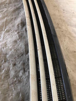 1995 MERCEDES BENZ S500 Sedan Hood Air Vent Grille Grill Black White Trim Panel