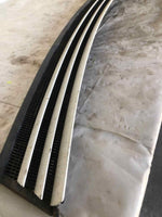 1995 MERCEDES BENZ S500 Sedan Hood Air Vent Grille Grill Black White Trim Panel