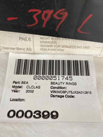 2000 - 2006 MERCEDES CLASS CL500 Air Bag Airbag Front Driver Side Roof LH Coupe