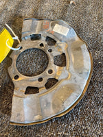 2005 TOYOTA PRIUS Front Backing Brake Plate Right Passenger Side RH OEM