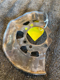 2005 TOYOTA PRIUS Front Backing Brake Plate Right Passenger Side RH OEM