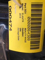 2011 - 2016 HYUNDAI ELANTRA Sedan Front Door Paint Code ZU3 Right Passenger Side