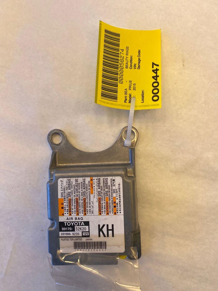 2015 TOYOTA PRIUS C Hatchback Air SRS Bag Control Module Unit 8917052K20