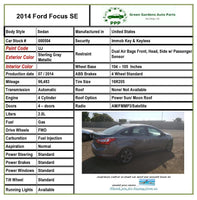 2014 FORD FOCUS 2.0L Vapor Canister Purge Solenoid Valve OEM
