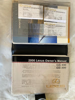 2006 LEXUS GS300 Owners Manual Operator Service Guide Book Handbook with Case