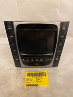 2006 LEXUS GS300 Info GPS Screen Display Navigation w/ Temperature Control Panel