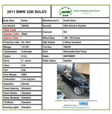 2007 - 2012 BMW 328I SULEV Sedan Drivers Steering With Switches Control Wheel