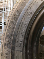 2009 - 2017 VOLKSWAGEN CC 16X7 Steel Emergency Compact Spare Wheel Rim Tire