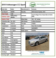 2009-2010 VOLKSWAGEN CC Dash AC Heater Temperature Climate Control 5HB009751-27