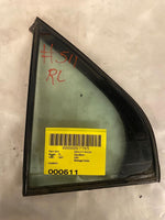 1996 - 2004 ACURA RL Sedan Rear Door Vent Glass Window Left Driver Side LH OEM