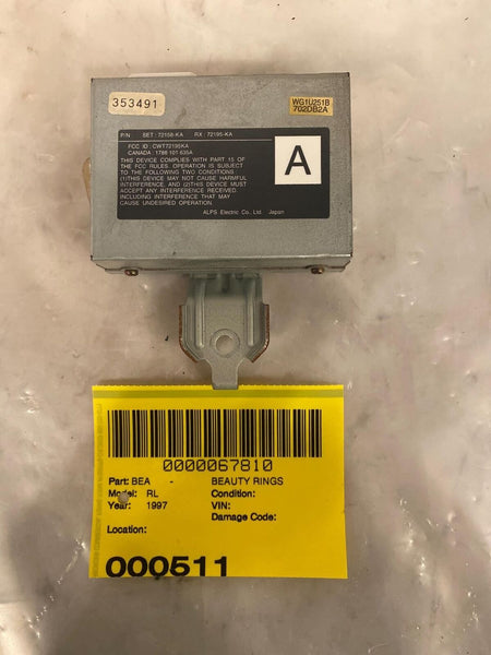 1996 - 2001 ACURA RL Anti Theft Locking Lock Security Control Module Unit OEM