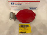 2001 - 2007 FORD ESCAPE Rear Fuel Gas Filler Cap Gas Tank Door Lid Red OEM