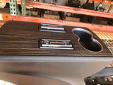 2016 TESLA Model S Hatchback Front Center Console with Dual Cup Holder Assembly