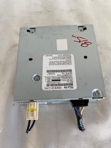 2014 TESLA S Radio Receiver Satellite Control Module Unit PIN 1004787-01-C